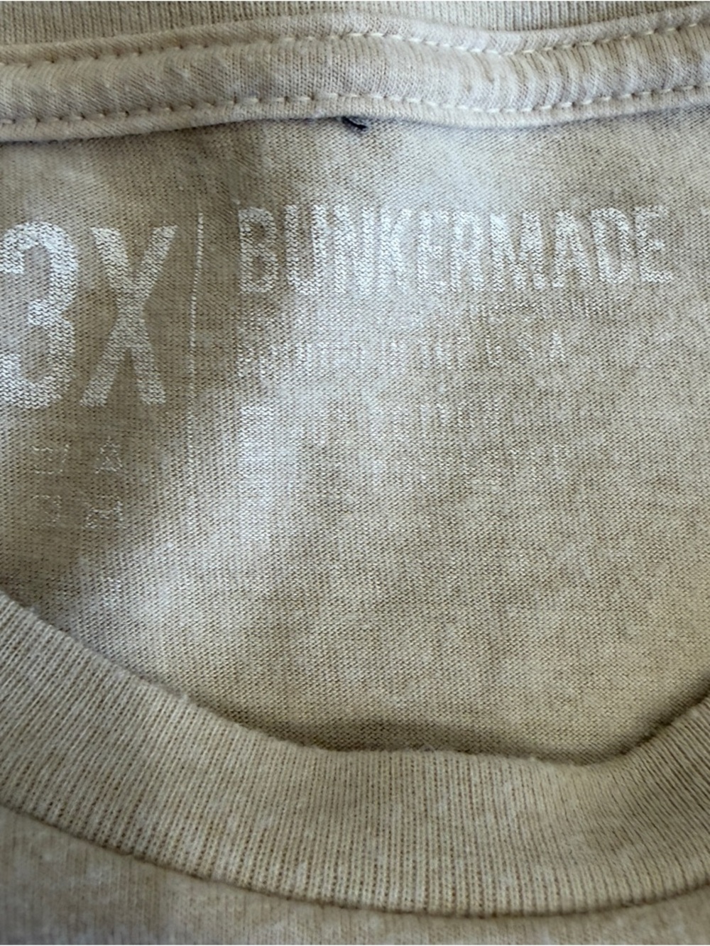 Demolition Ranch 3X Bunkermade Beige Graphic T Shirt Cattle‎ - Picture 2 of 10